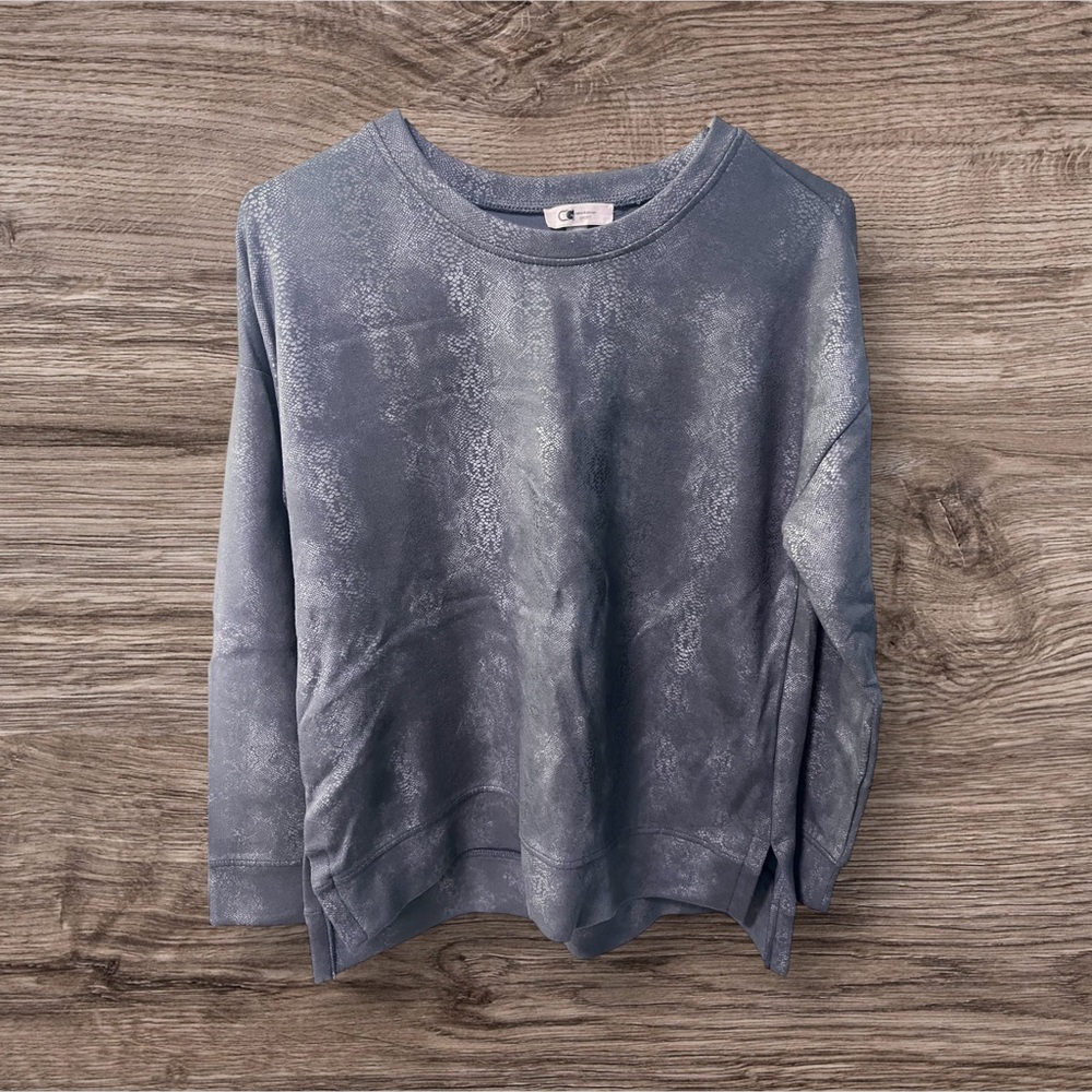 Cable and gauge sweatshirt animal print